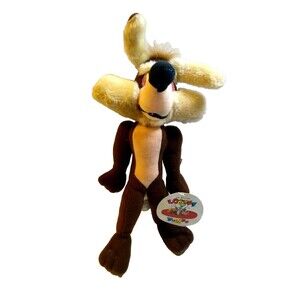 Wile E Coyote Plush Doll 12" Stuffed Toy Figure With Tags Ace 1996  Looney Tunes